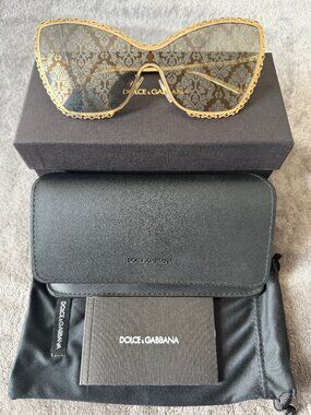 Dolce & Gabbana Butterfly Shield Sunglasses